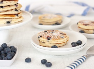 Blueberry cakes made using the recipe from the ScratchSleeves blog